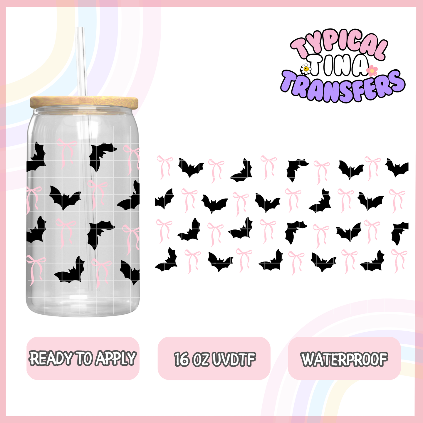 UVDTF #8516 | 16oz UVDTF Wrap | POD